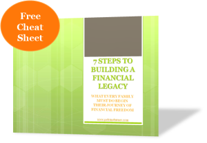 Free 3-D 7 Steps to Begin Building a Financial Legacy FINAL cover page